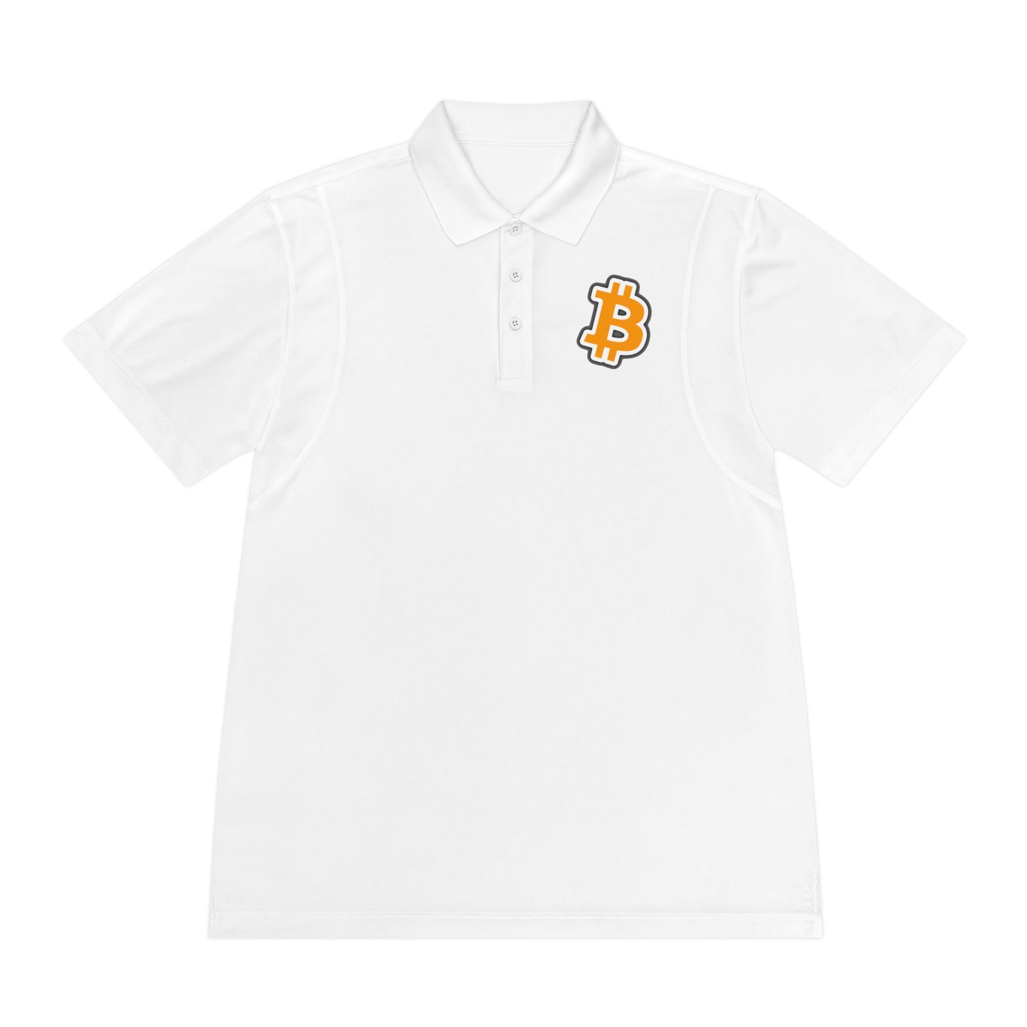 Men's Bitcoin B Sport Polo Shirt