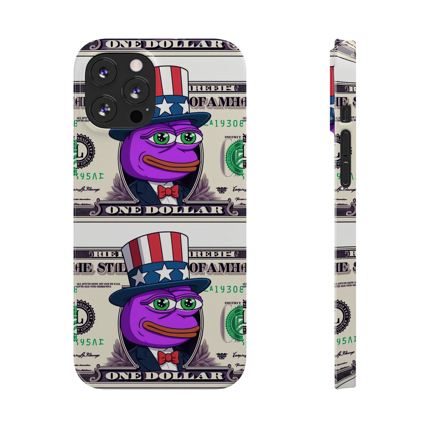 Purple Pepe Dolla Slim Phone Case