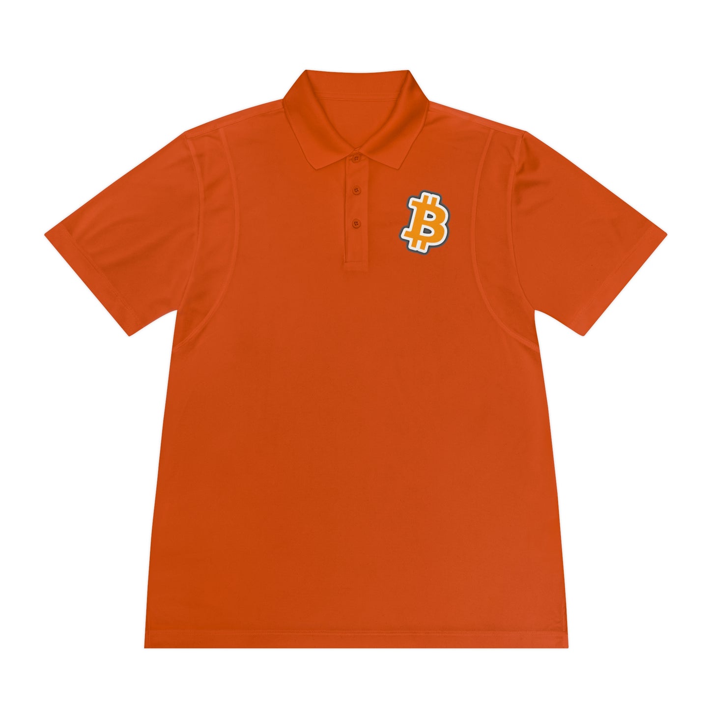 Men's Bitcoin B Sport Polo Shirt