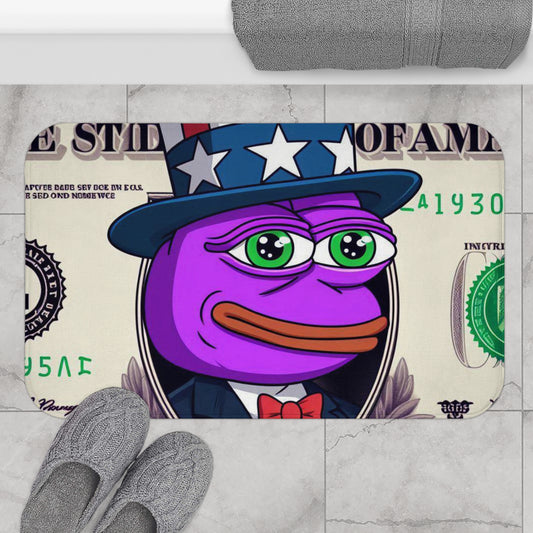 Purple Pepe Bath Mat