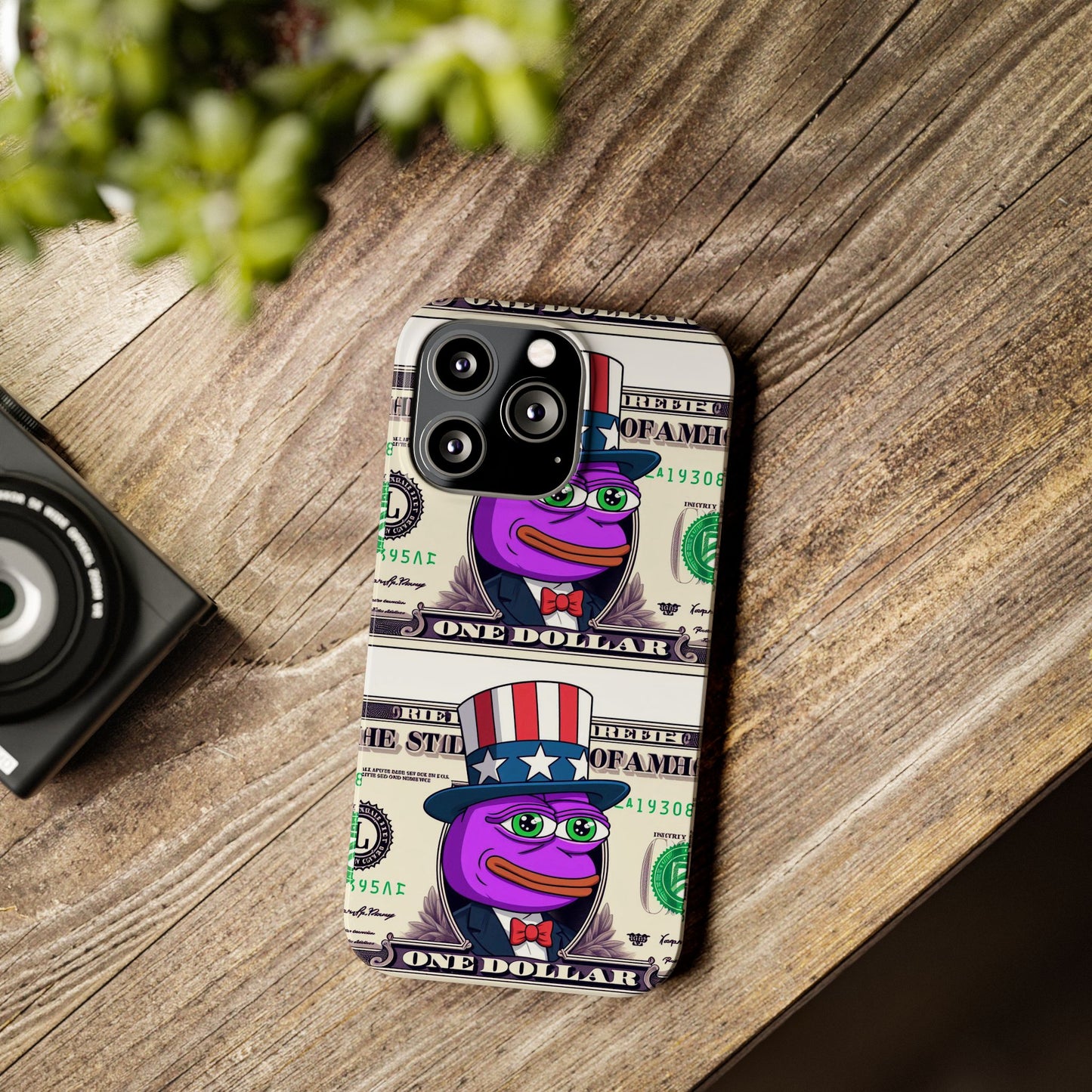 Purple Pepe Dolla Slim Phone Case