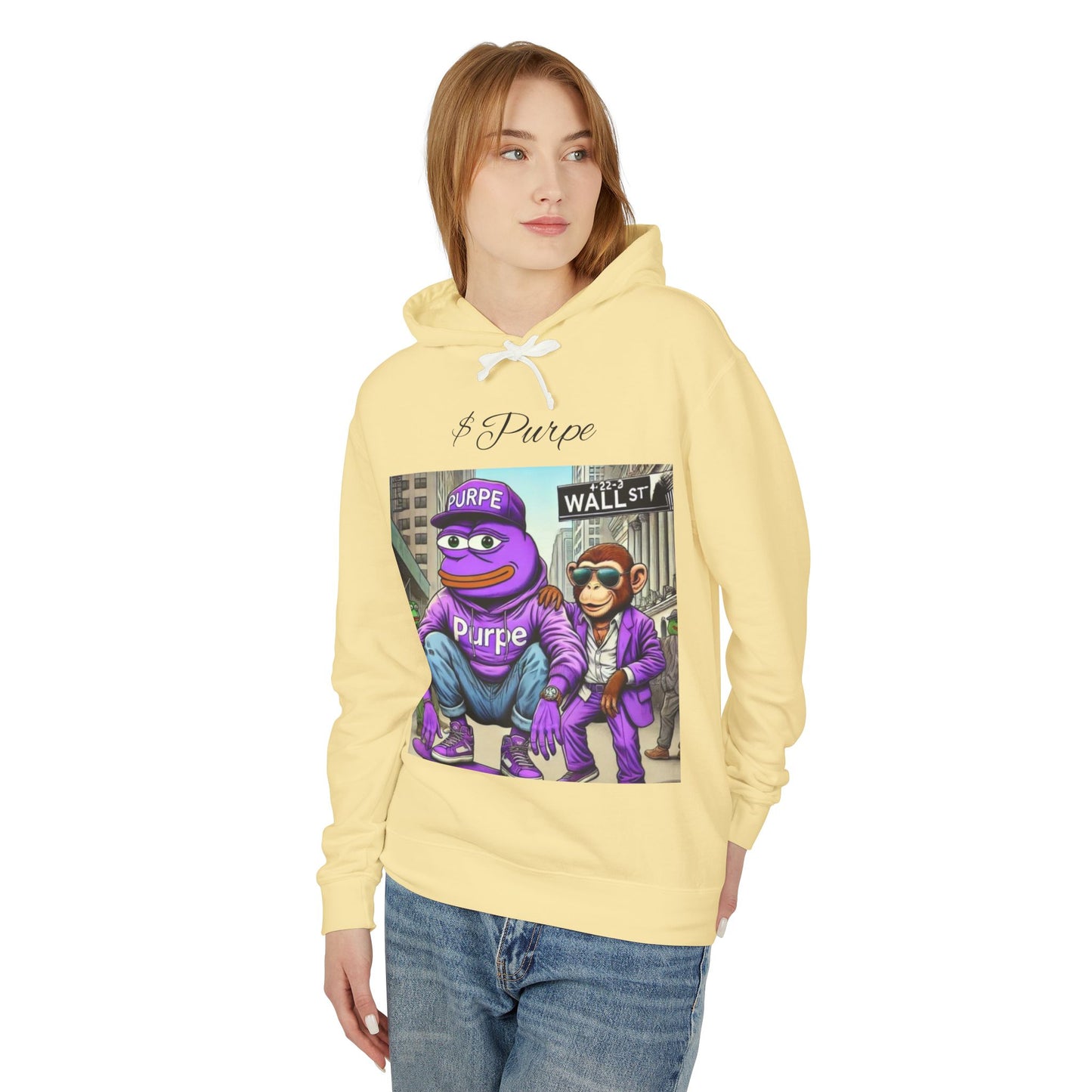 WSB Purpe Lightweight Hooded Sweatshirt