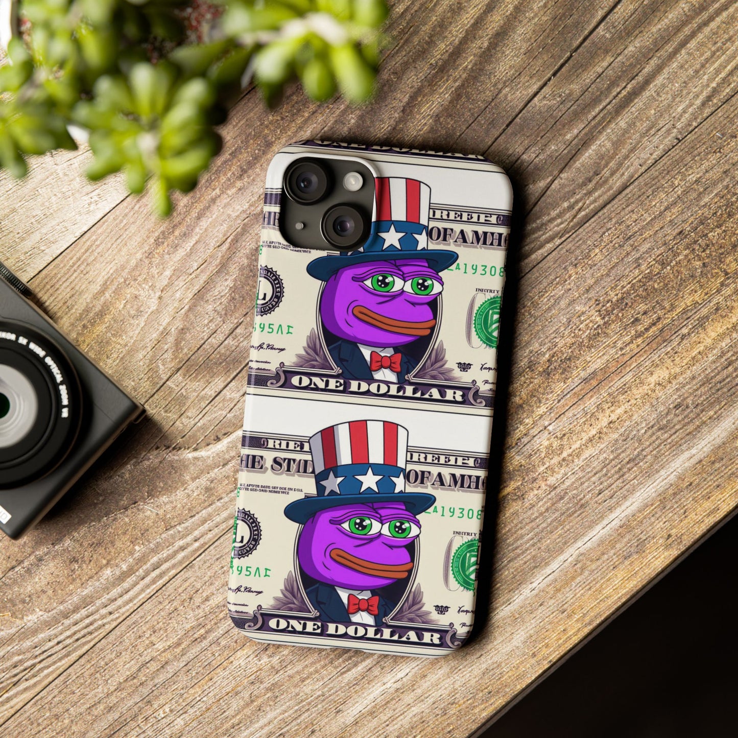 Purple Pepe Dolla Slim Phone Case