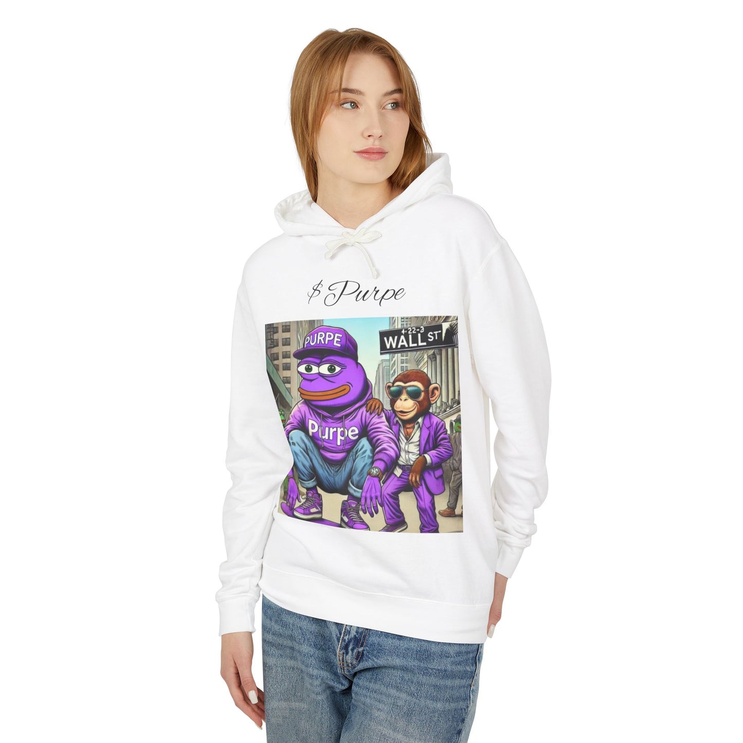 WSB Purpe Lightweight Hooded Sweatshirt