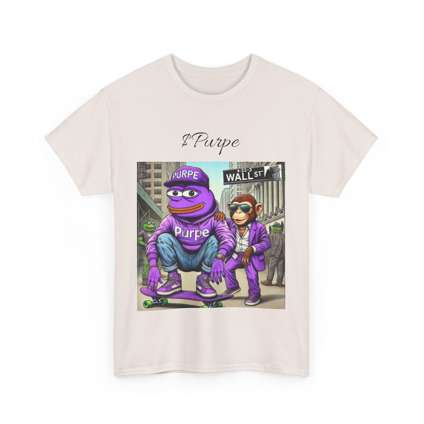 $Purpe Heavy Cotton Tee