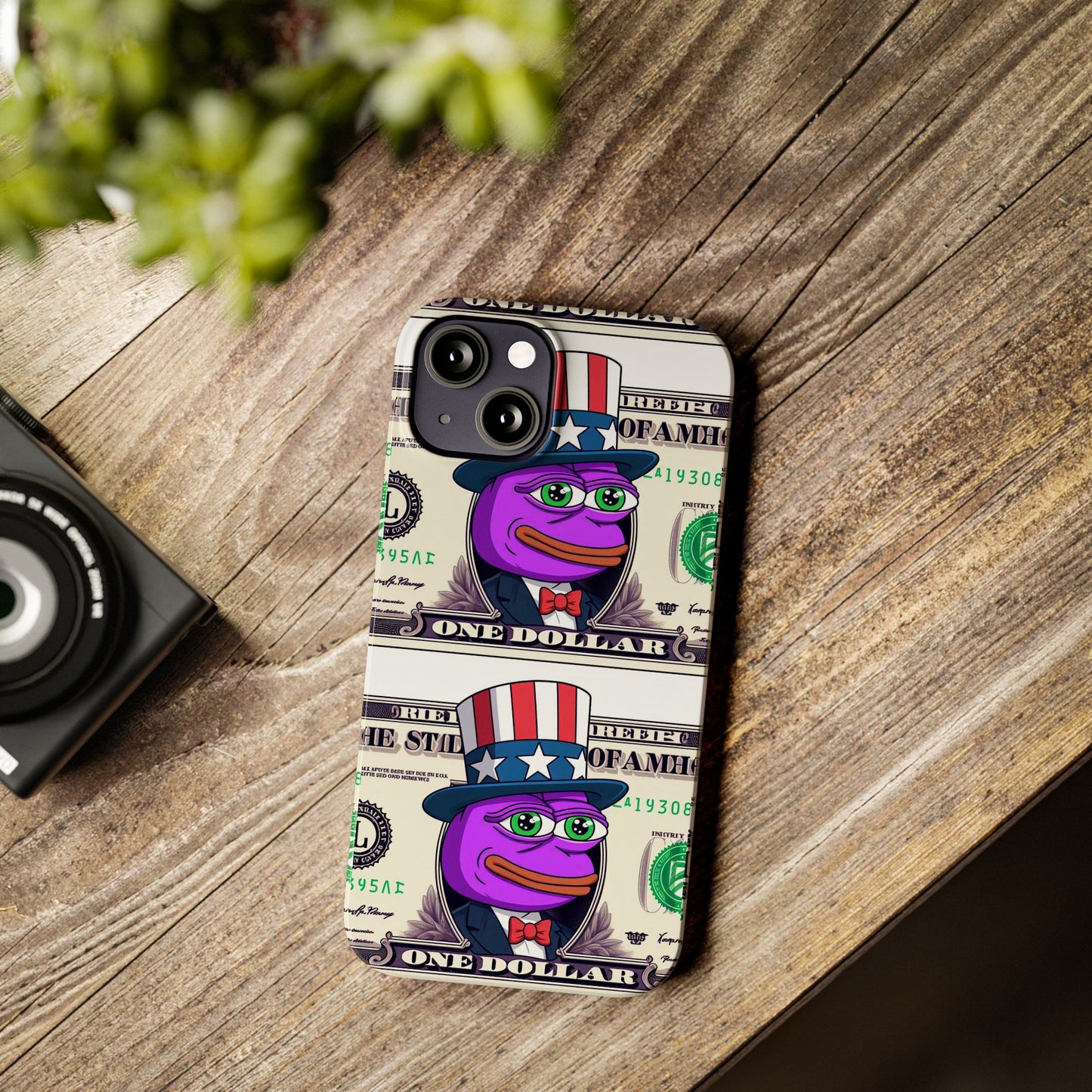 Purple Pepe Dolla Slim Phone Case