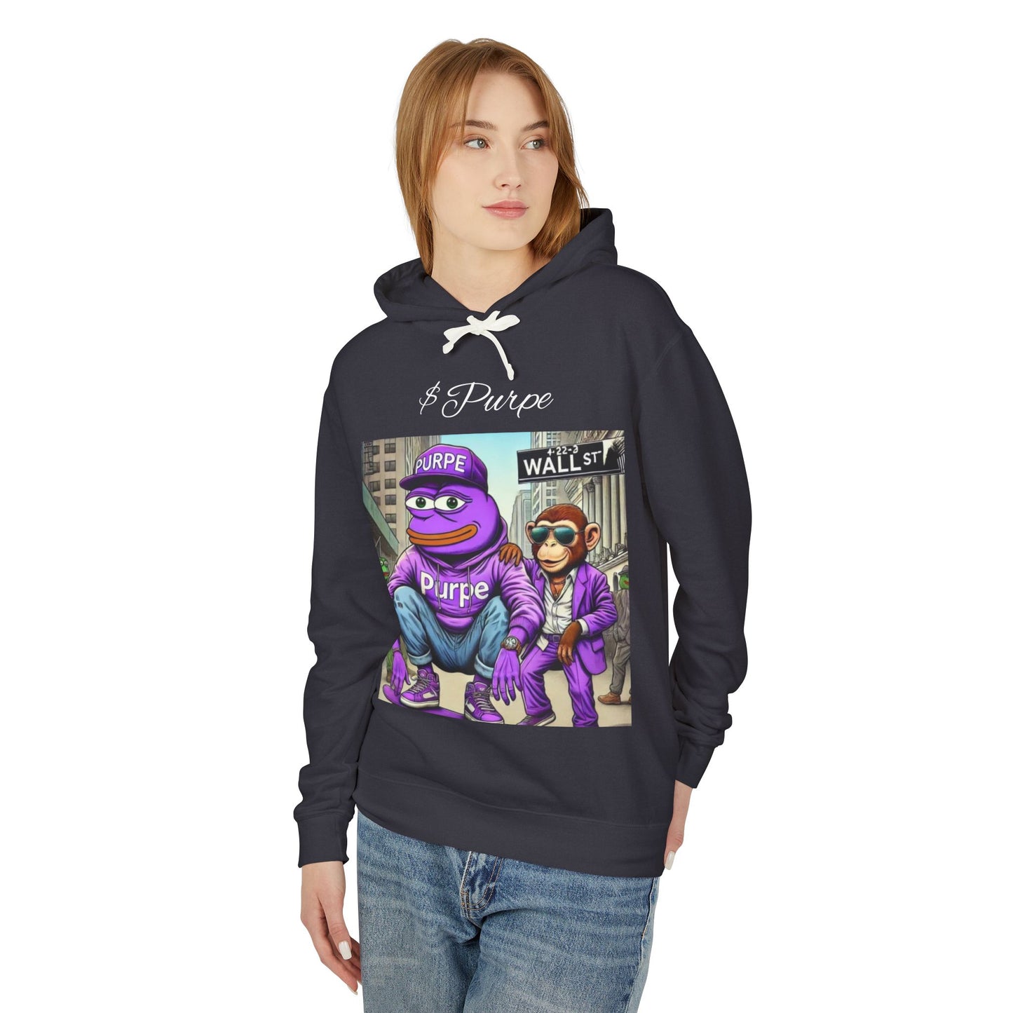 WSB Purpe Lightweight Hooded Sweatshirt