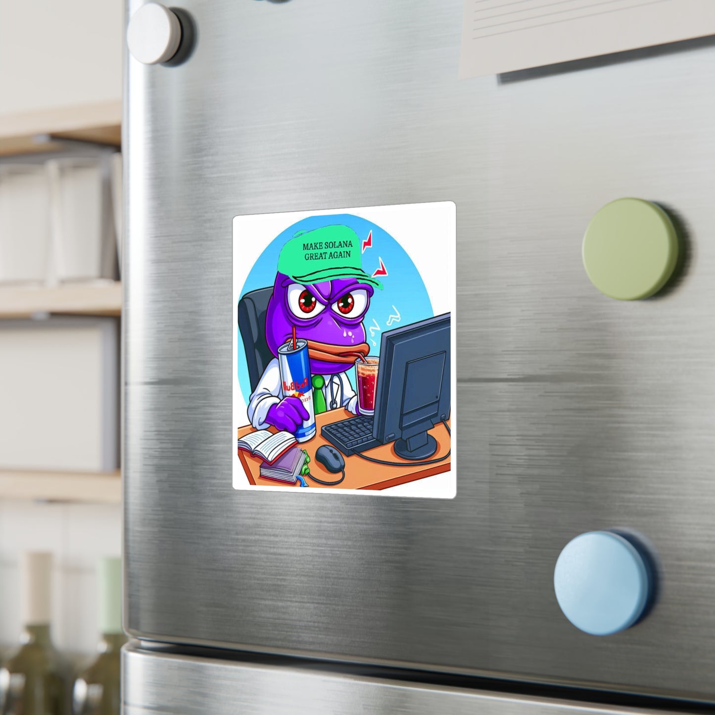 Purple Pepe Kiss-Cut Vinyl Decal