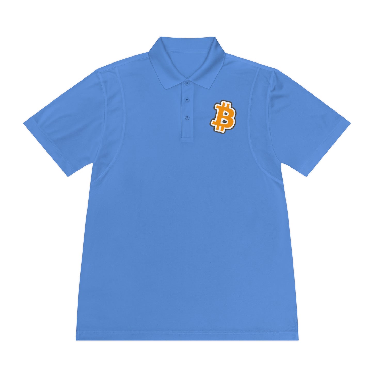 Men's Bitcoin B Sport Polo Shirt