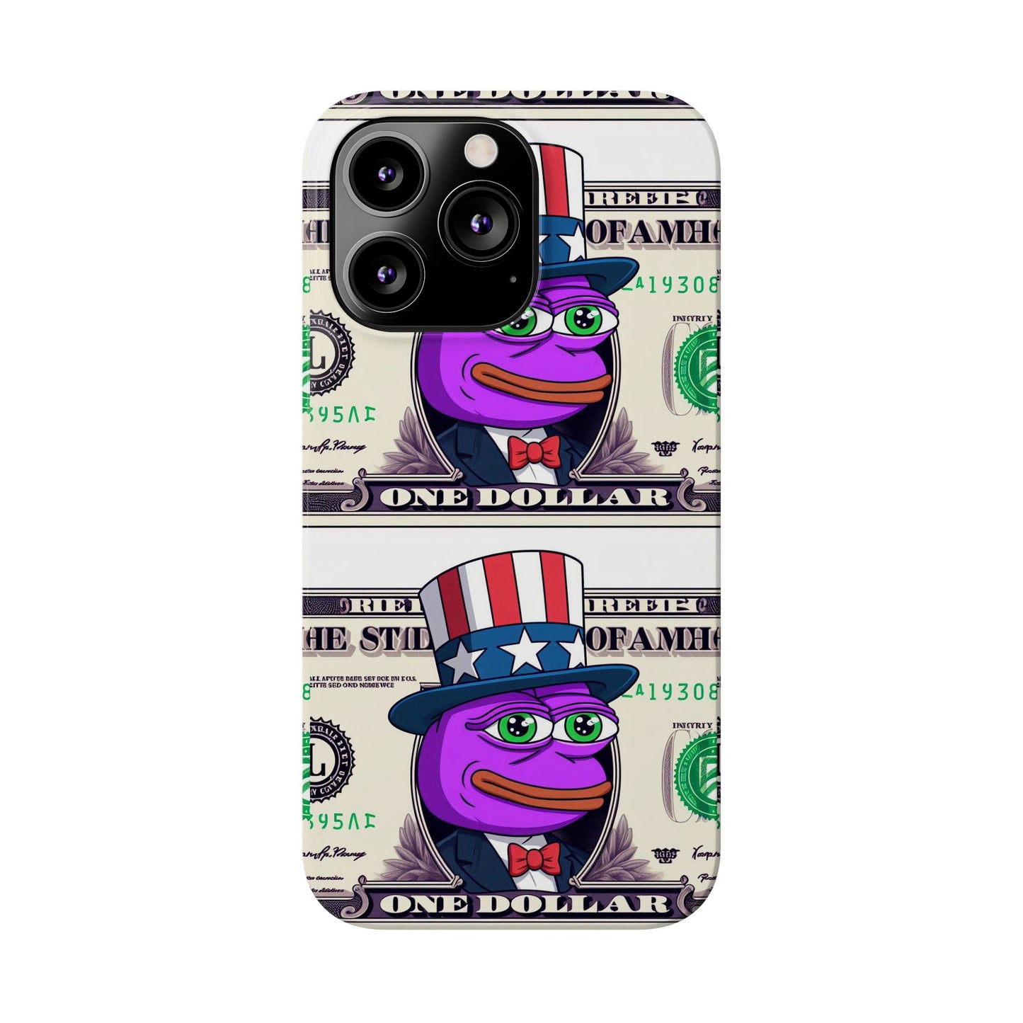 Purple Pepe Dolla Slim Phone Case