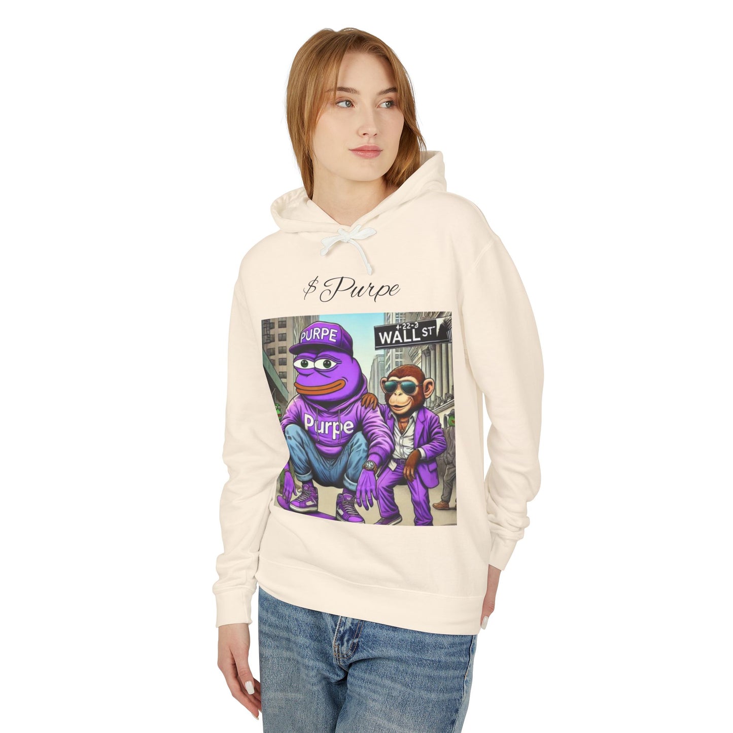 WSB Purpe Lightweight Hooded Sweatshirt