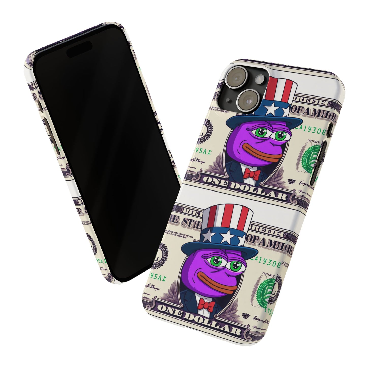 Purple Pepe Dolla Slim Phone Case