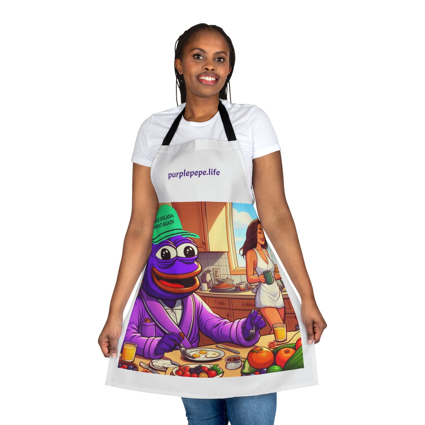 Purple Pepe Kitchen chef apron