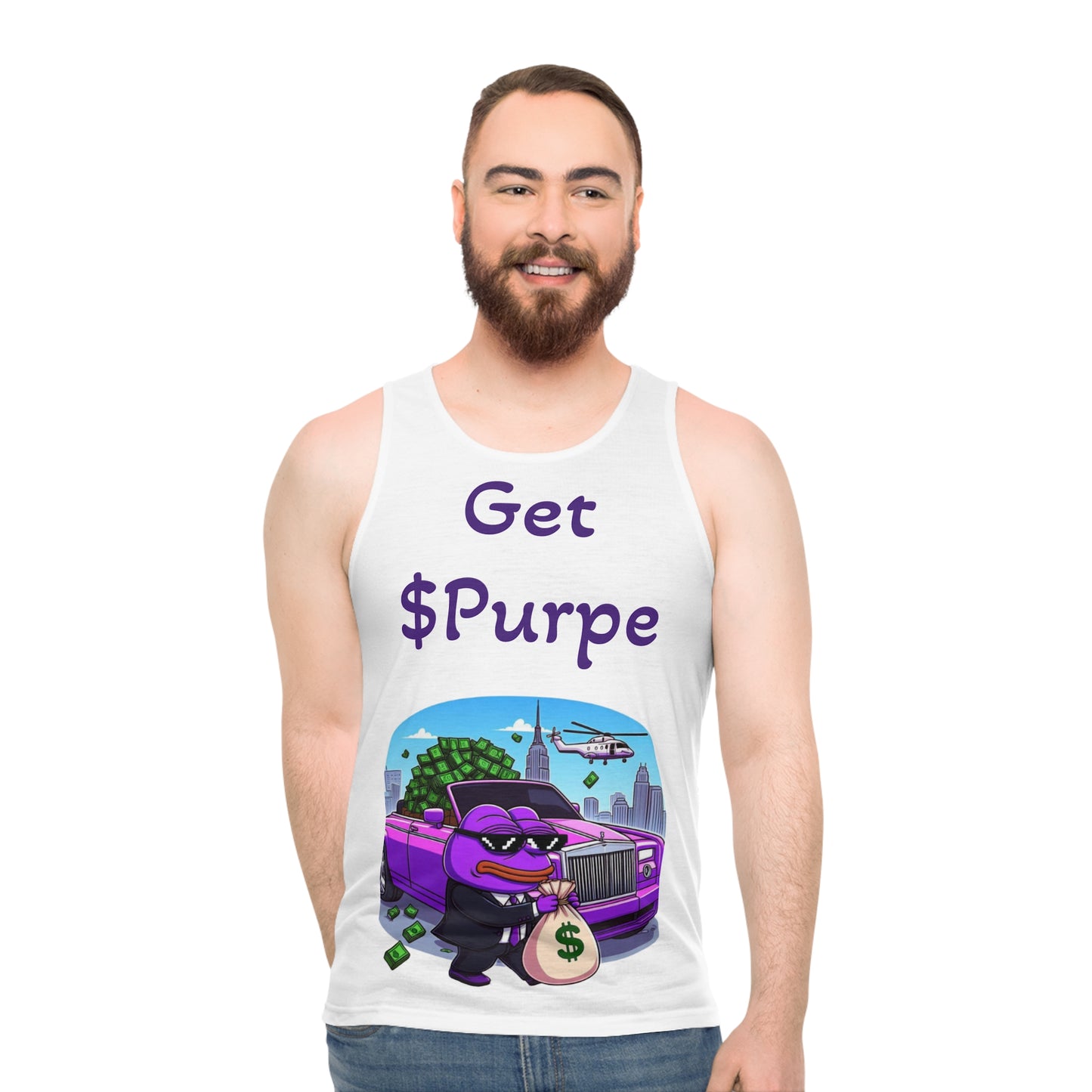 Get Purpe Unisex Tank Top