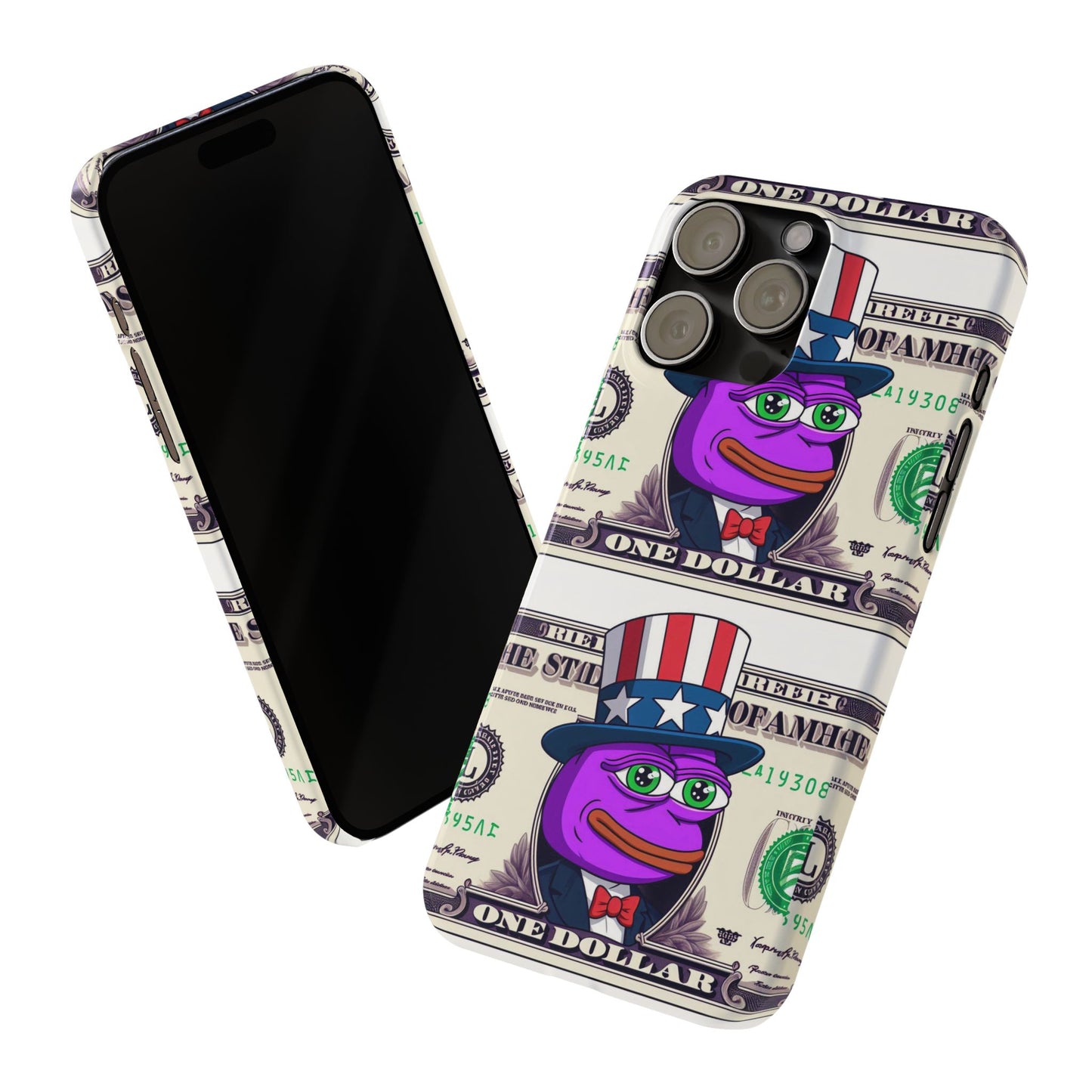 Purple Pepe Dolla Slim Phone Case