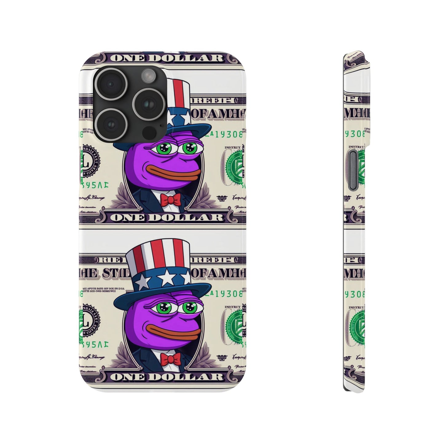 Purple Pepe Dolla Slim Phone Case