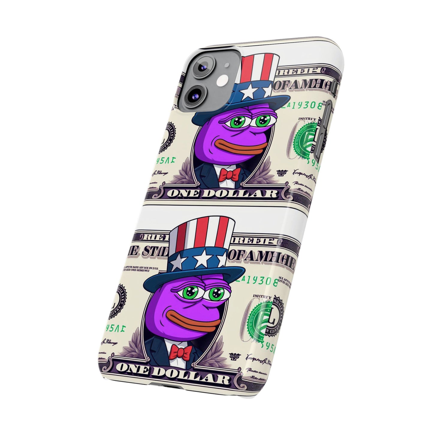 Purple Pepe Dolla Slim Phone Case