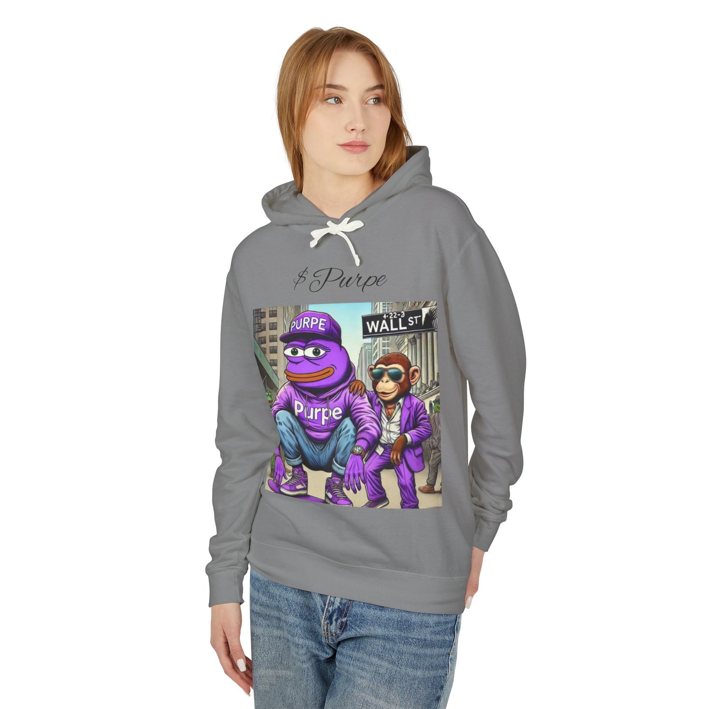 WSB Purpe Lightweight Hooded Sweatshirt