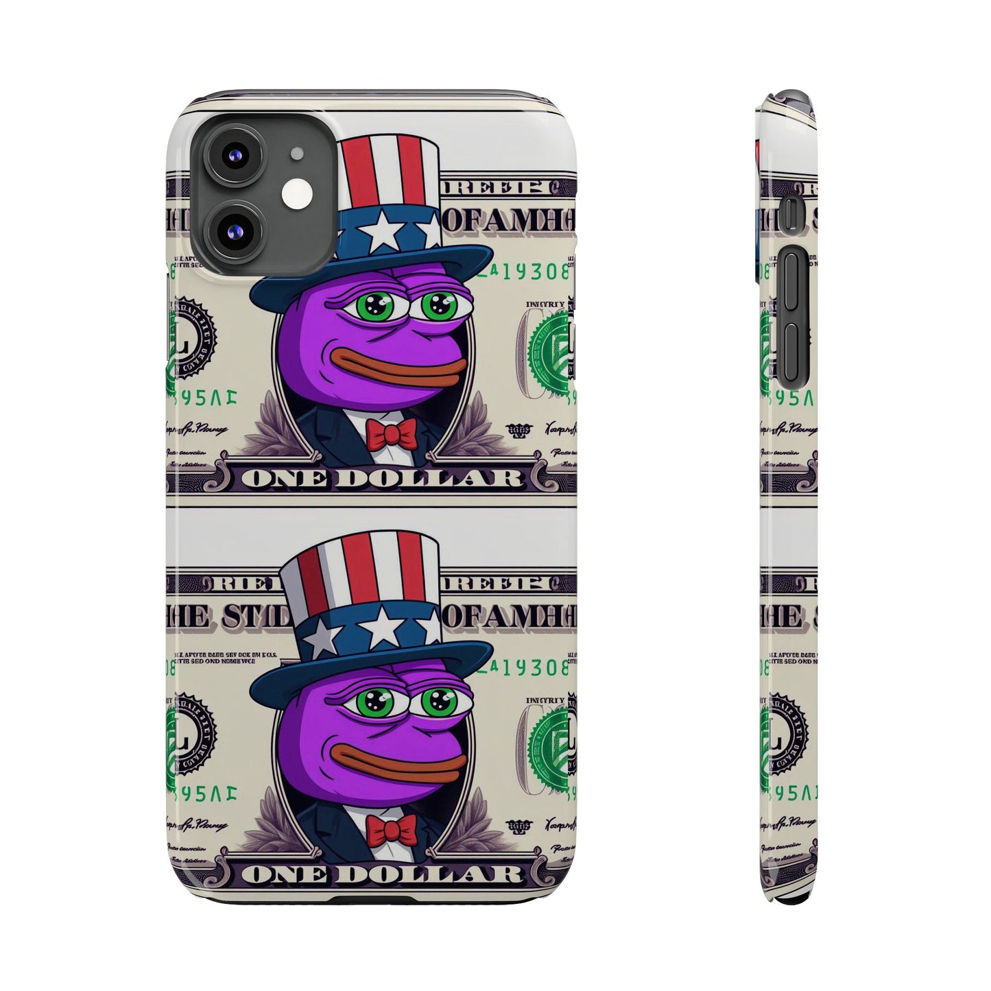 Purple Pepe Dolla Slim Phone Case