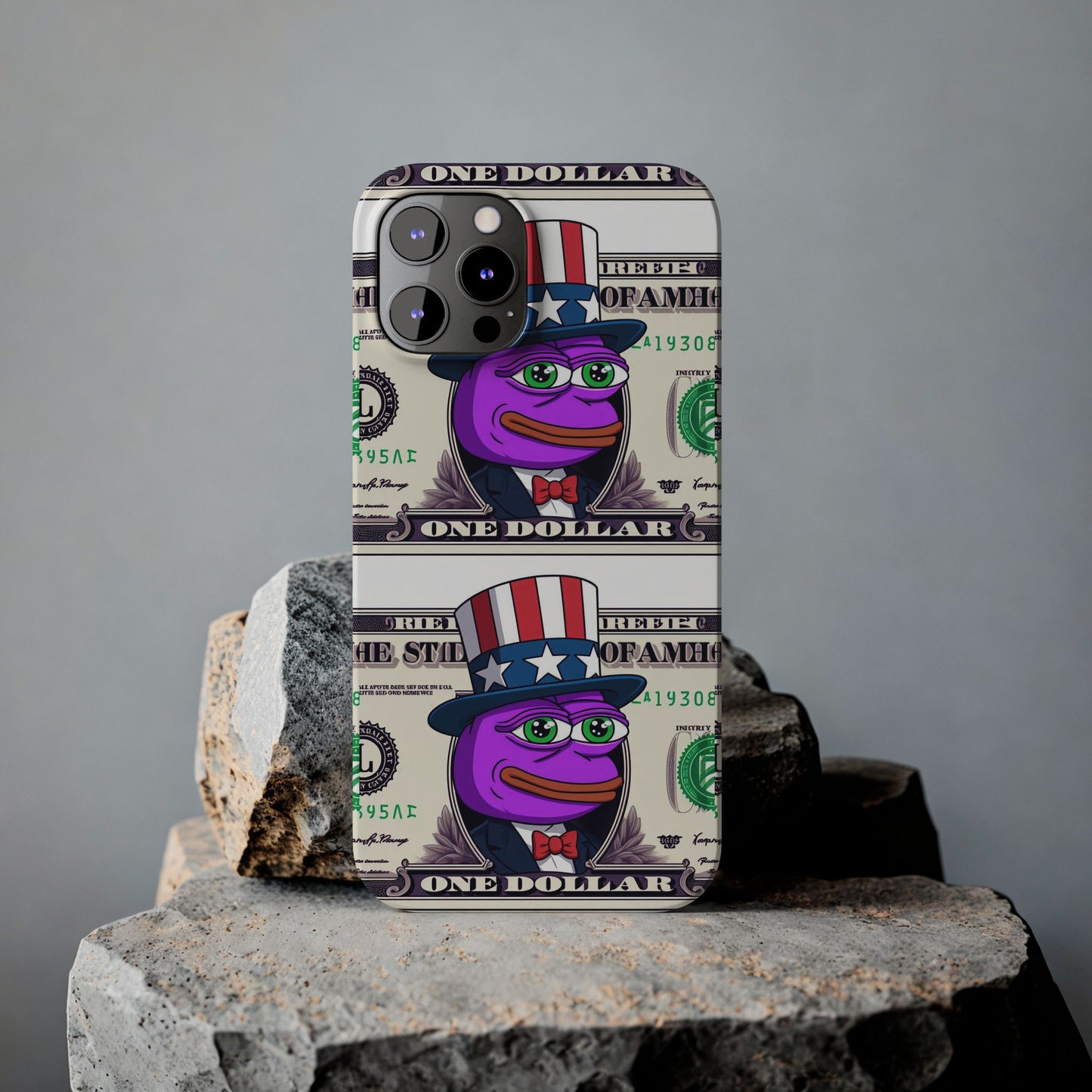 Purple Pepe Dolla Slim Phone Case