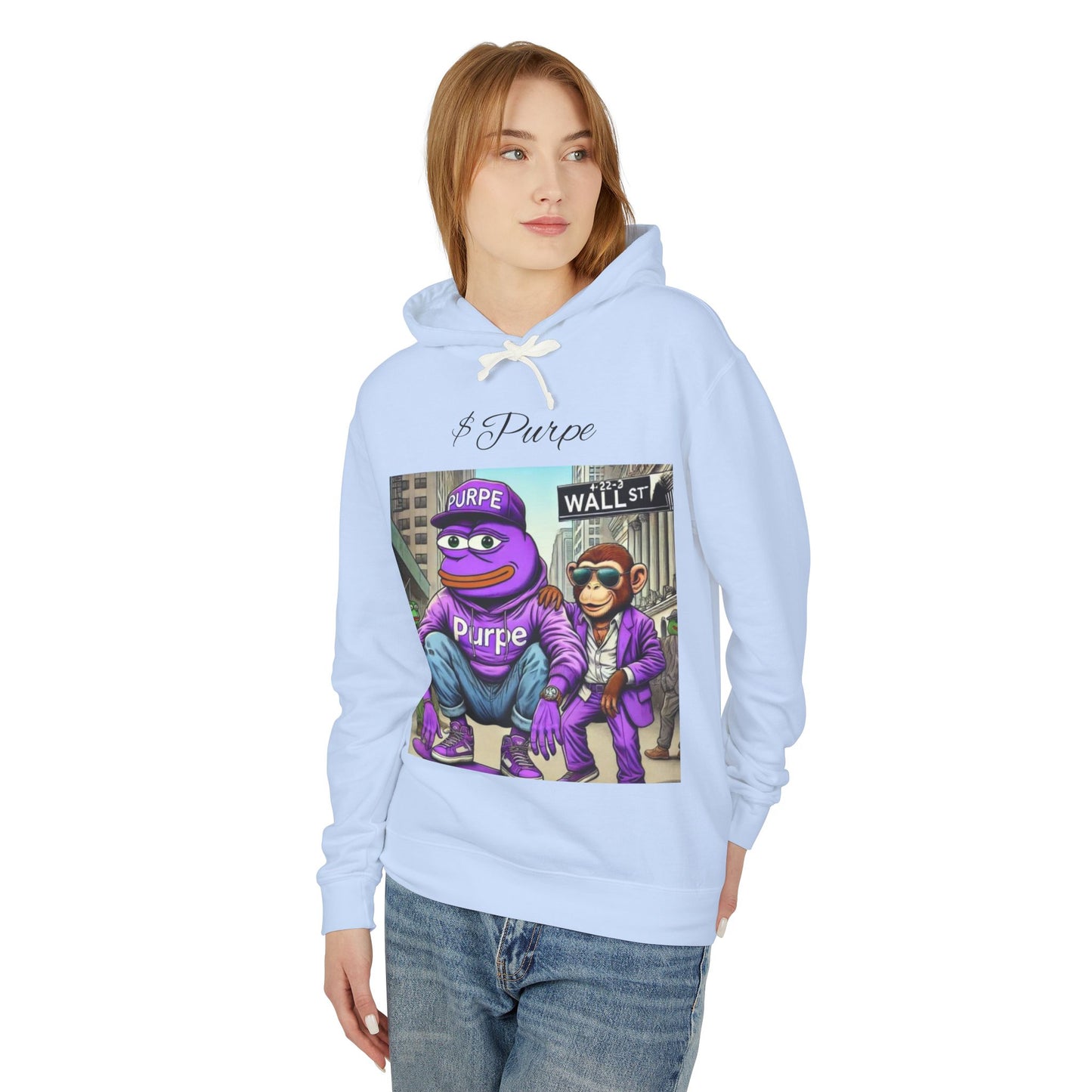 WSB Purpe Lightweight Hooded Sweatshirt