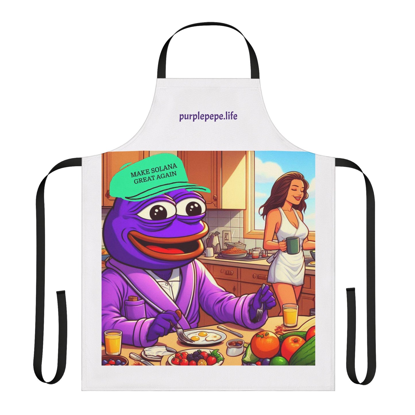 Purple Pepe Kitchen chef apron