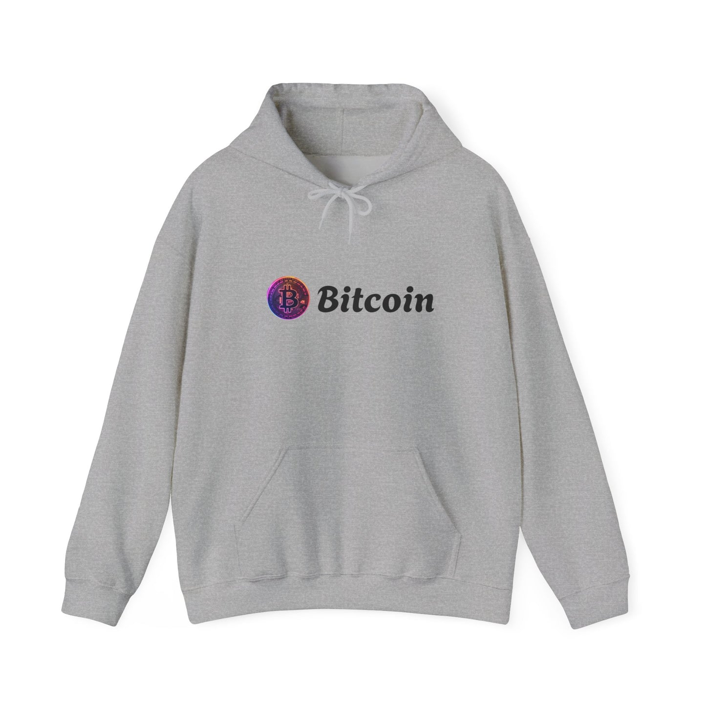 Neon Bitcoin Hooded Sweatshirt