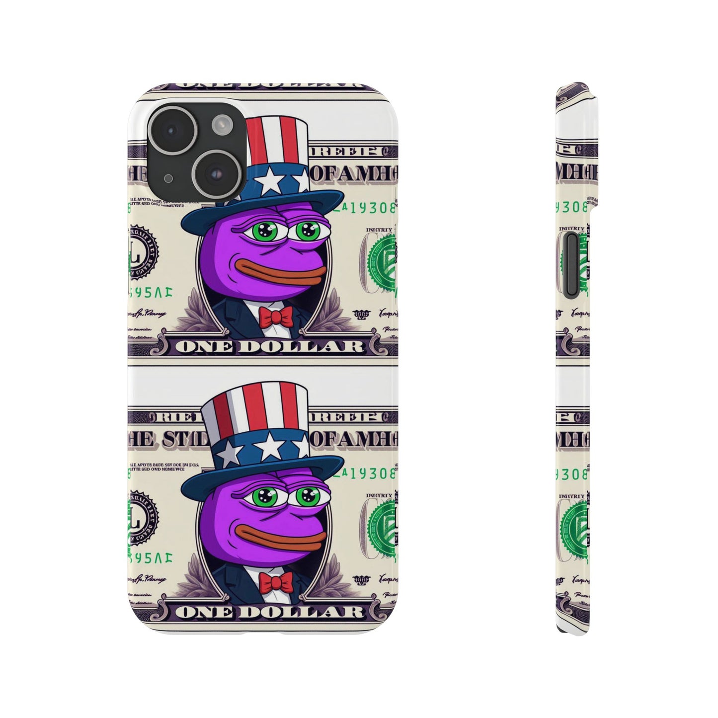 Purple Pepe Dolla Slim Phone Case