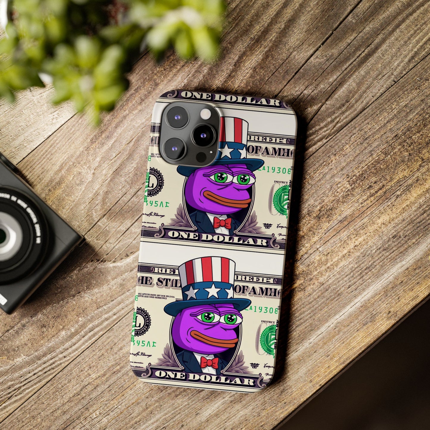 Purple Pepe Dolla Slim Phone Case