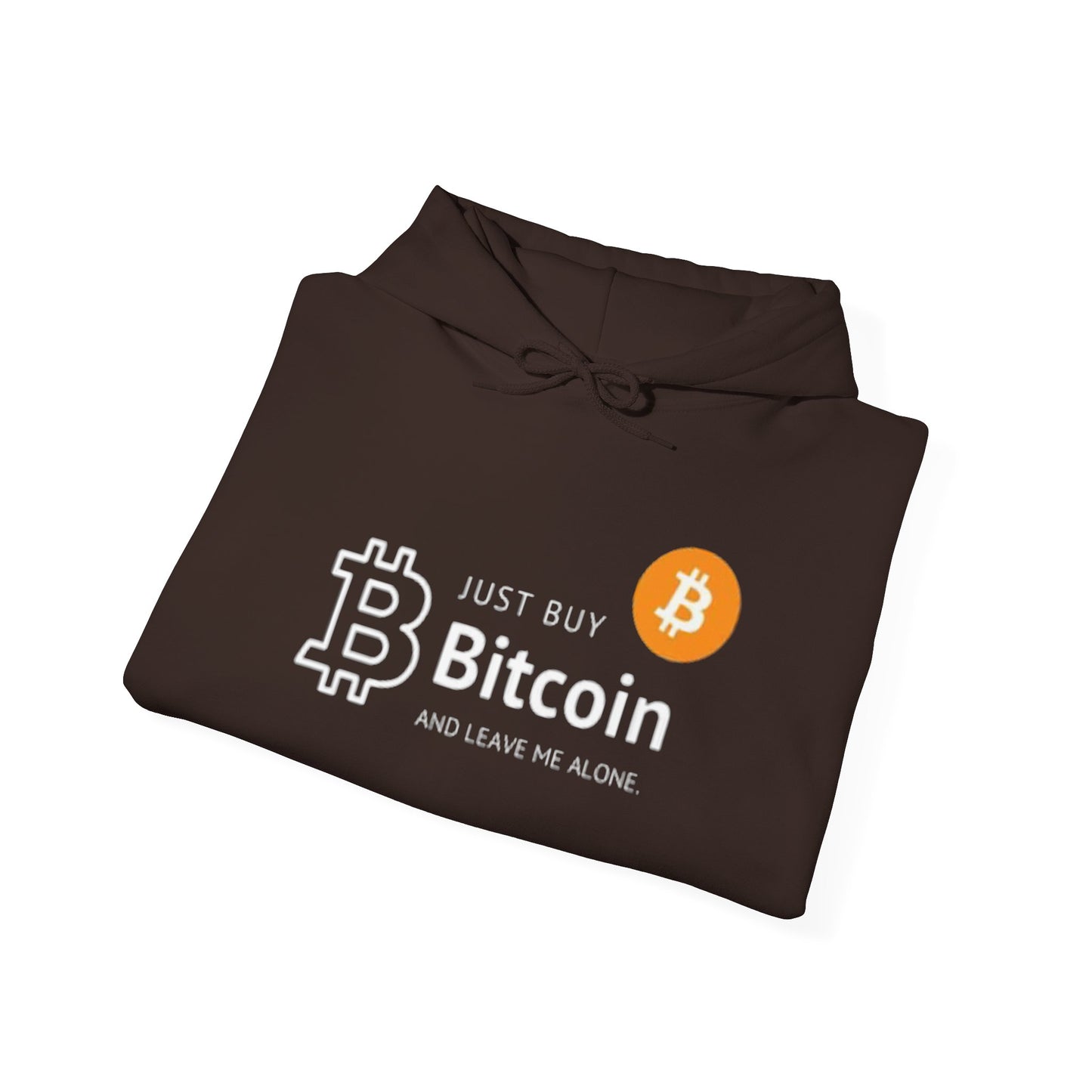 Buy Bitcoin and Leave me alone Unisex Heavy Blend™ Hooded Sweatshirt