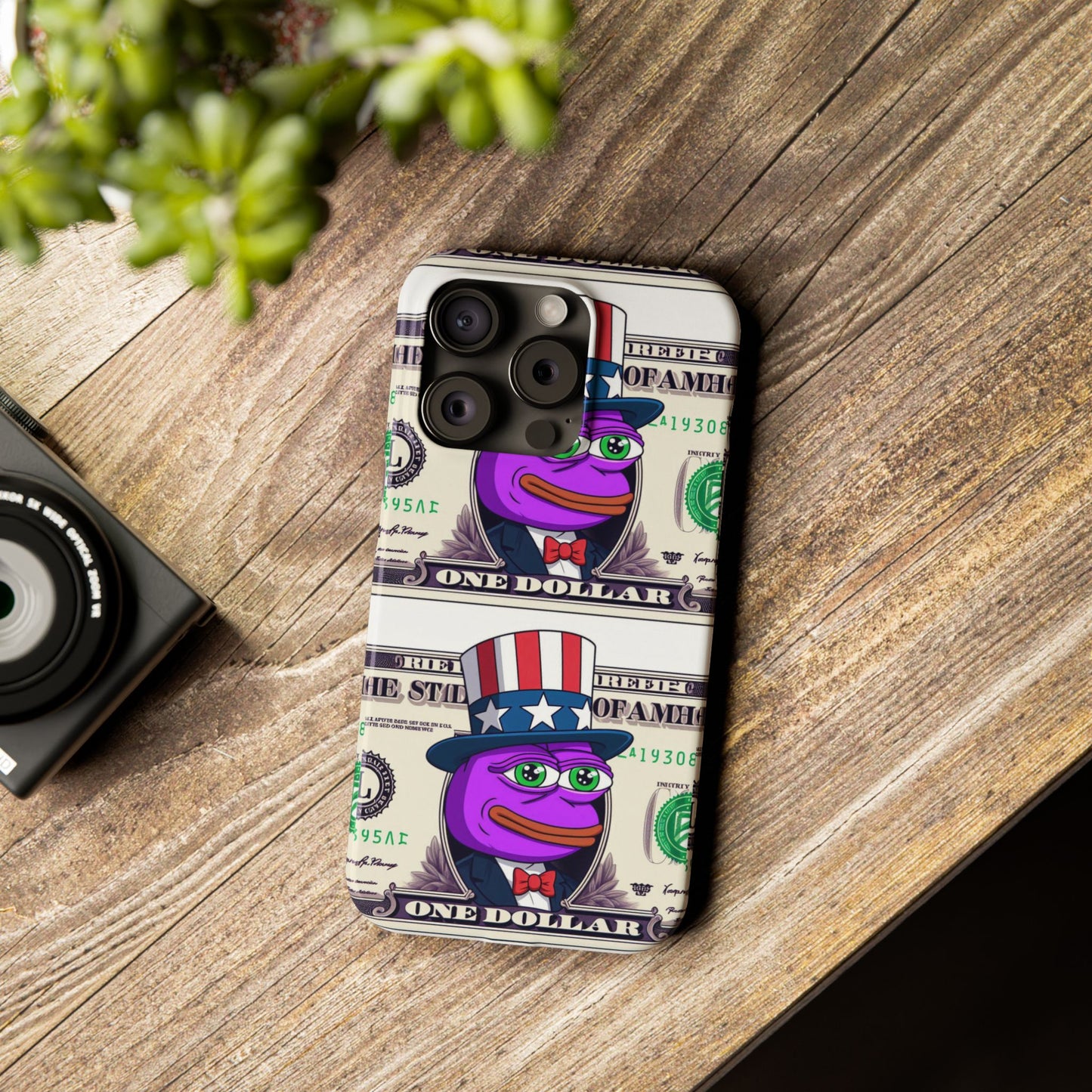 Purple Pepe Dolla Slim Phone Case