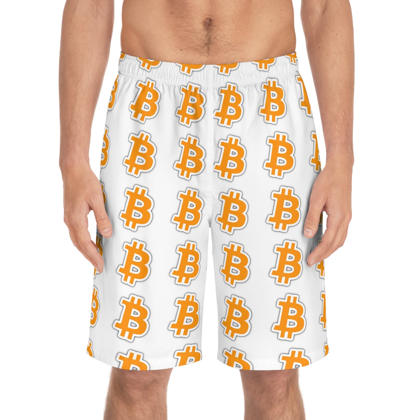 BitCoin B Men's Board Shorts