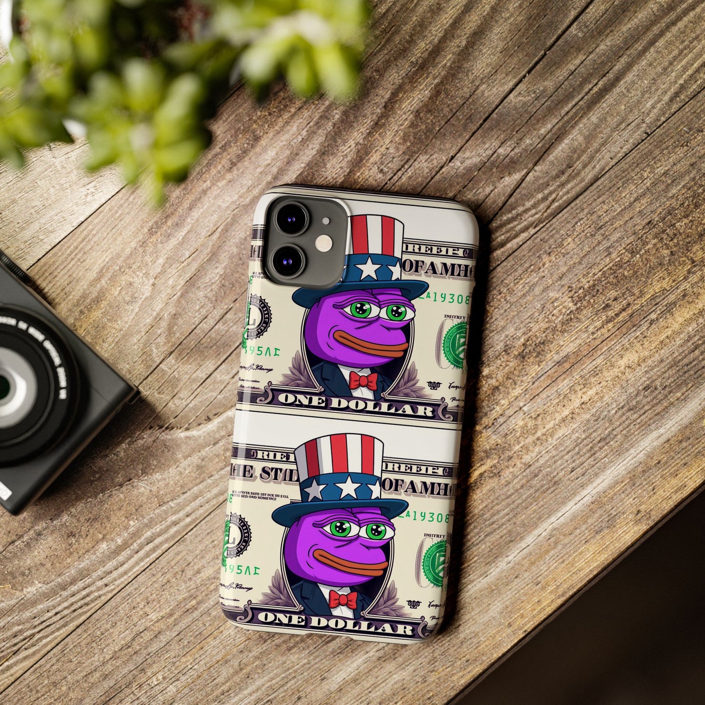 Purple Pepe Dolla Slim Phone Case