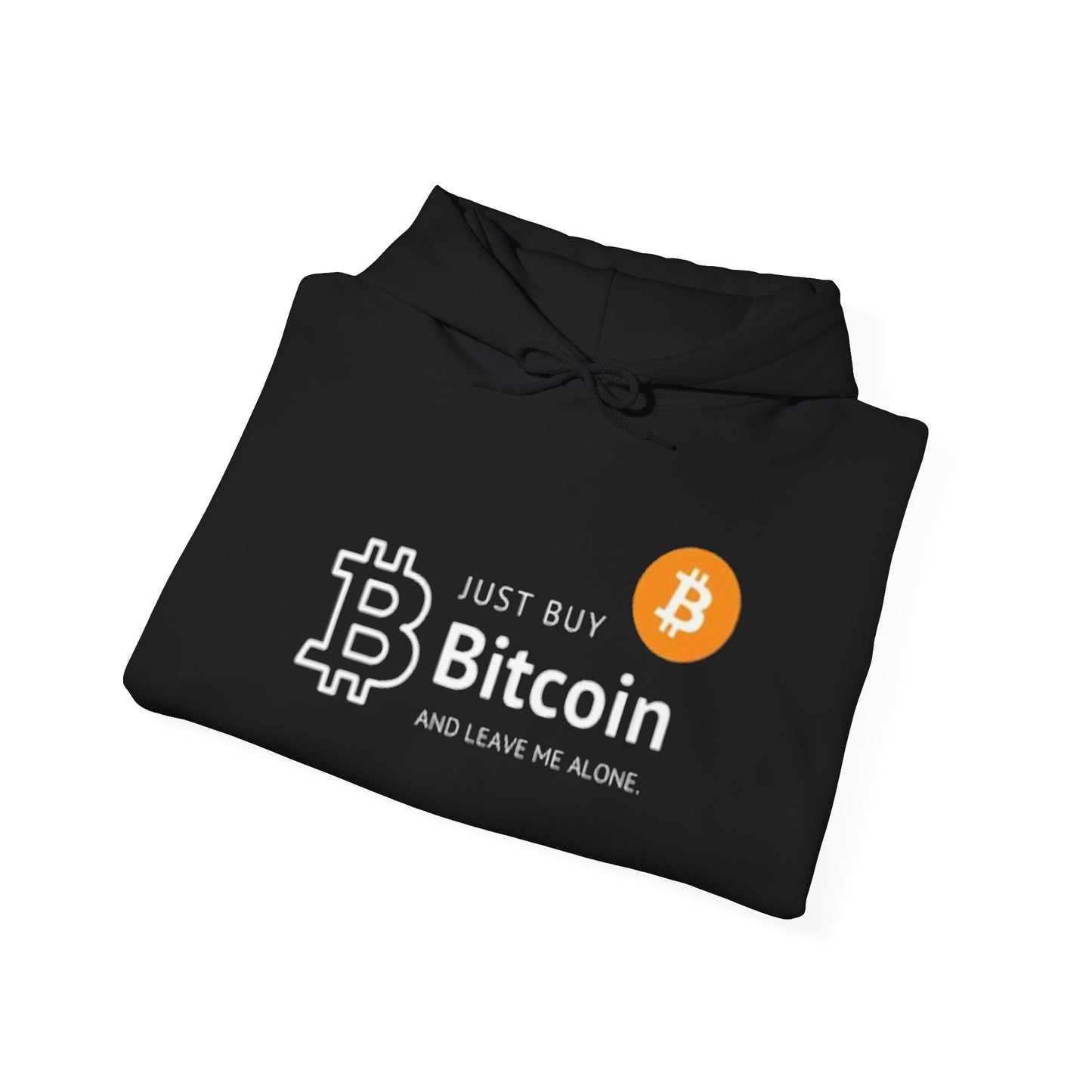 Buy Bitcoin and Leave me alone Unisex Heavy Blend™ Hooded Sweatshirt