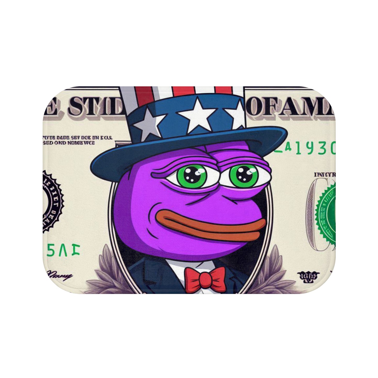 Purple Pepe Bath Mat