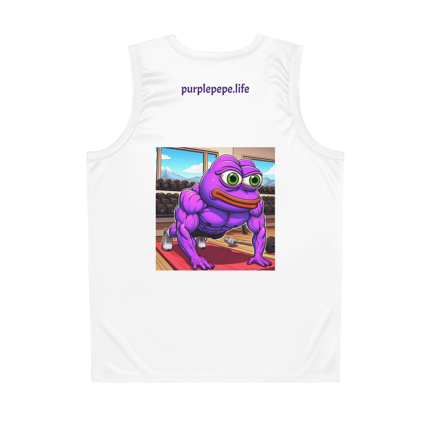 Purple Pepe Pump Basketball Jersey