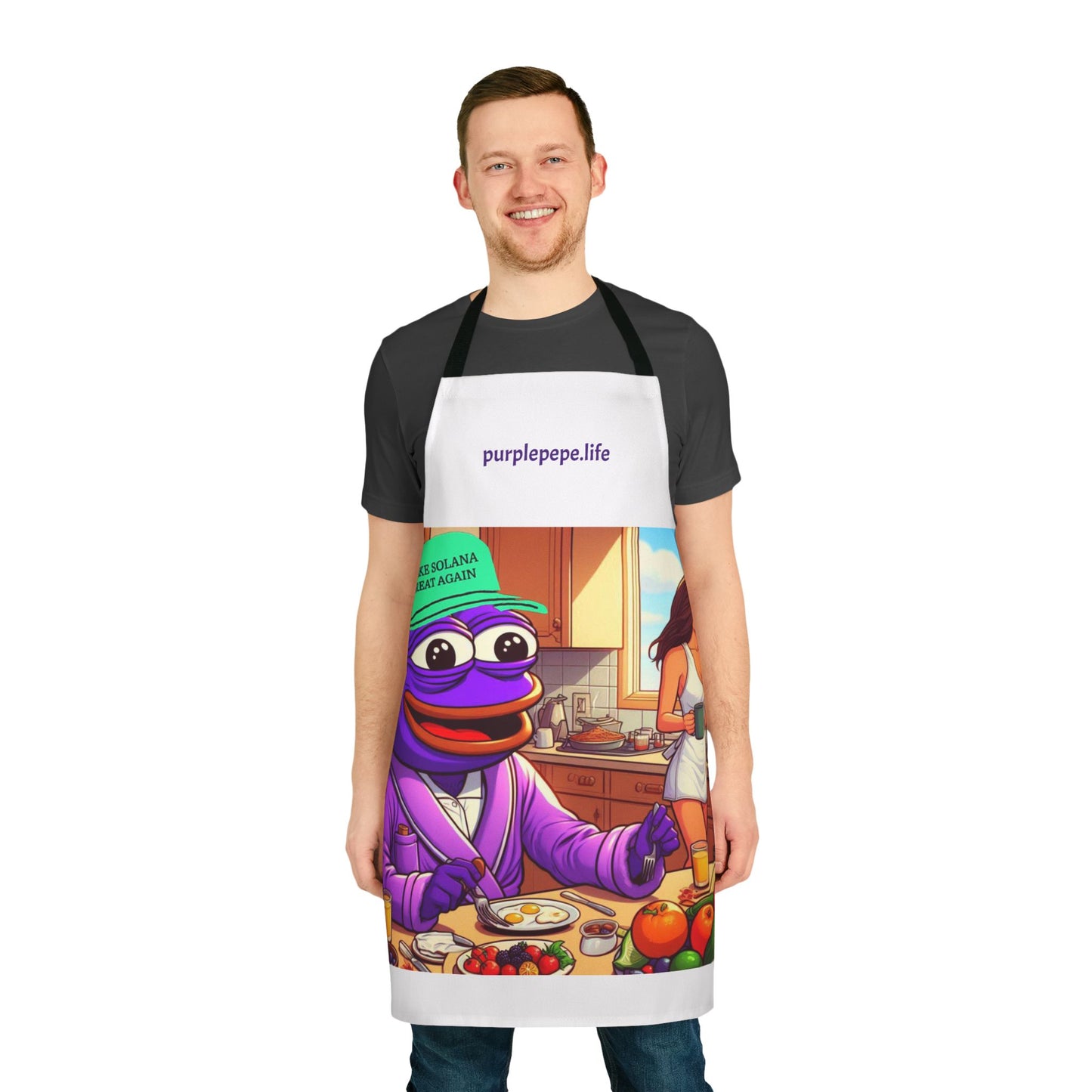 Purple Pepe Kitchen chef apron