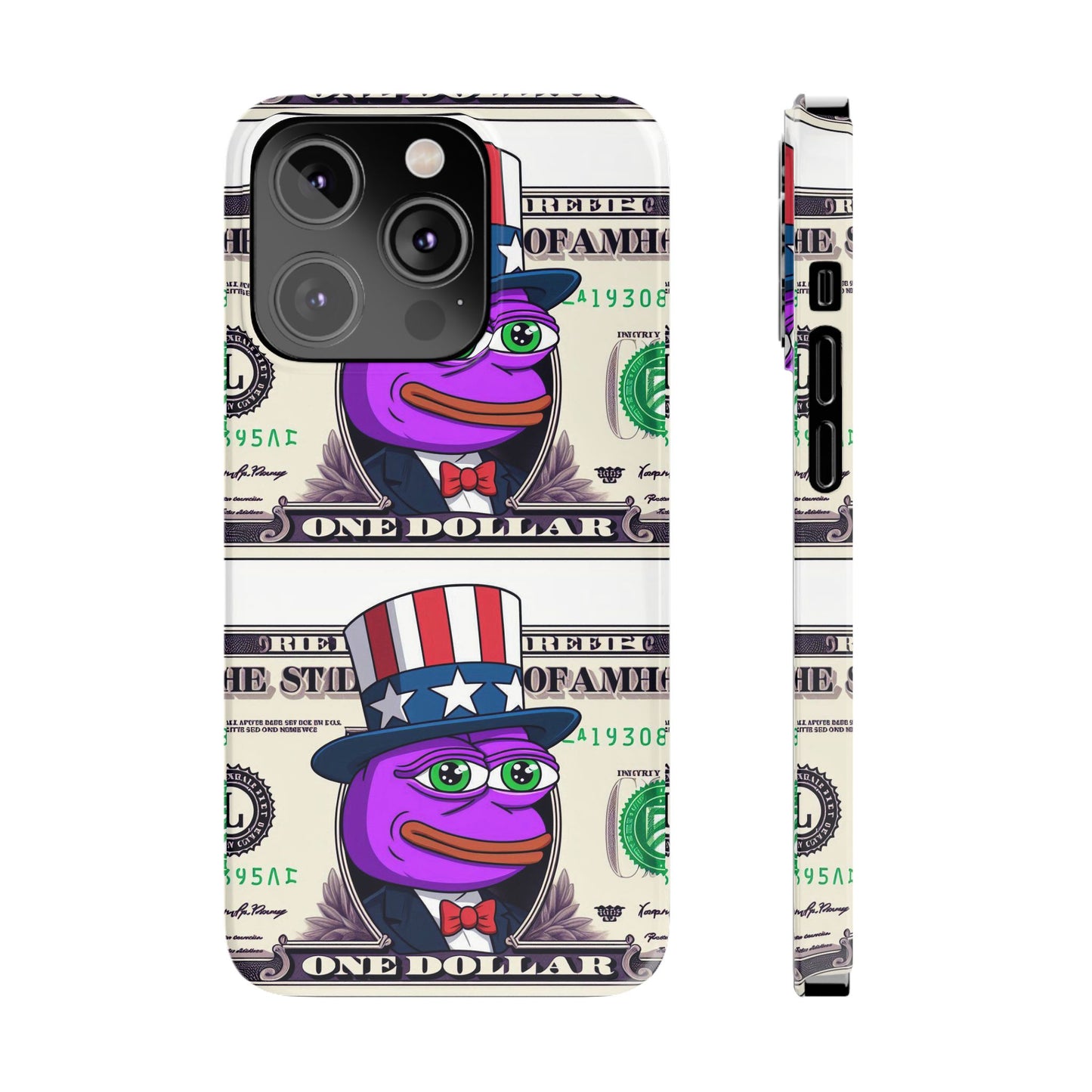 Purple Pepe Dolla Slim Phone Case