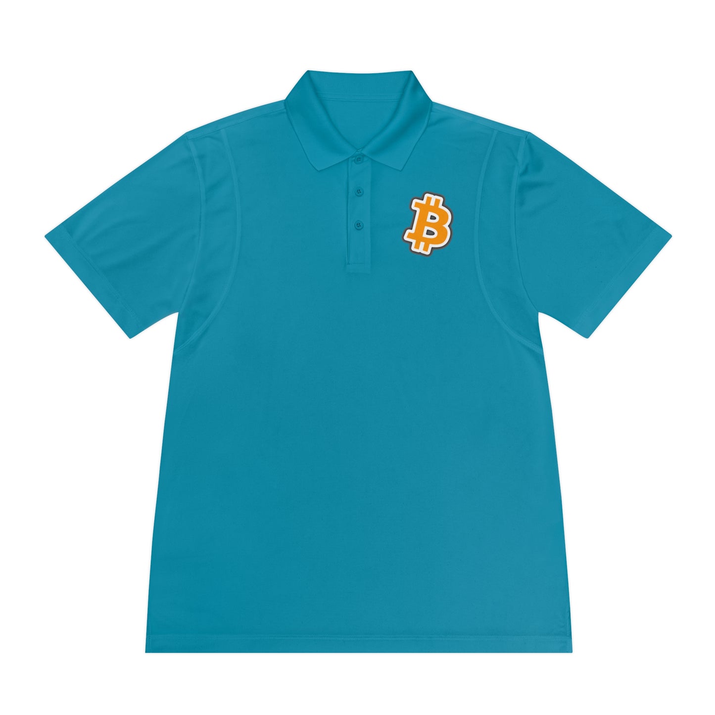 Men's Bitcoin B Sport Polo Shirt