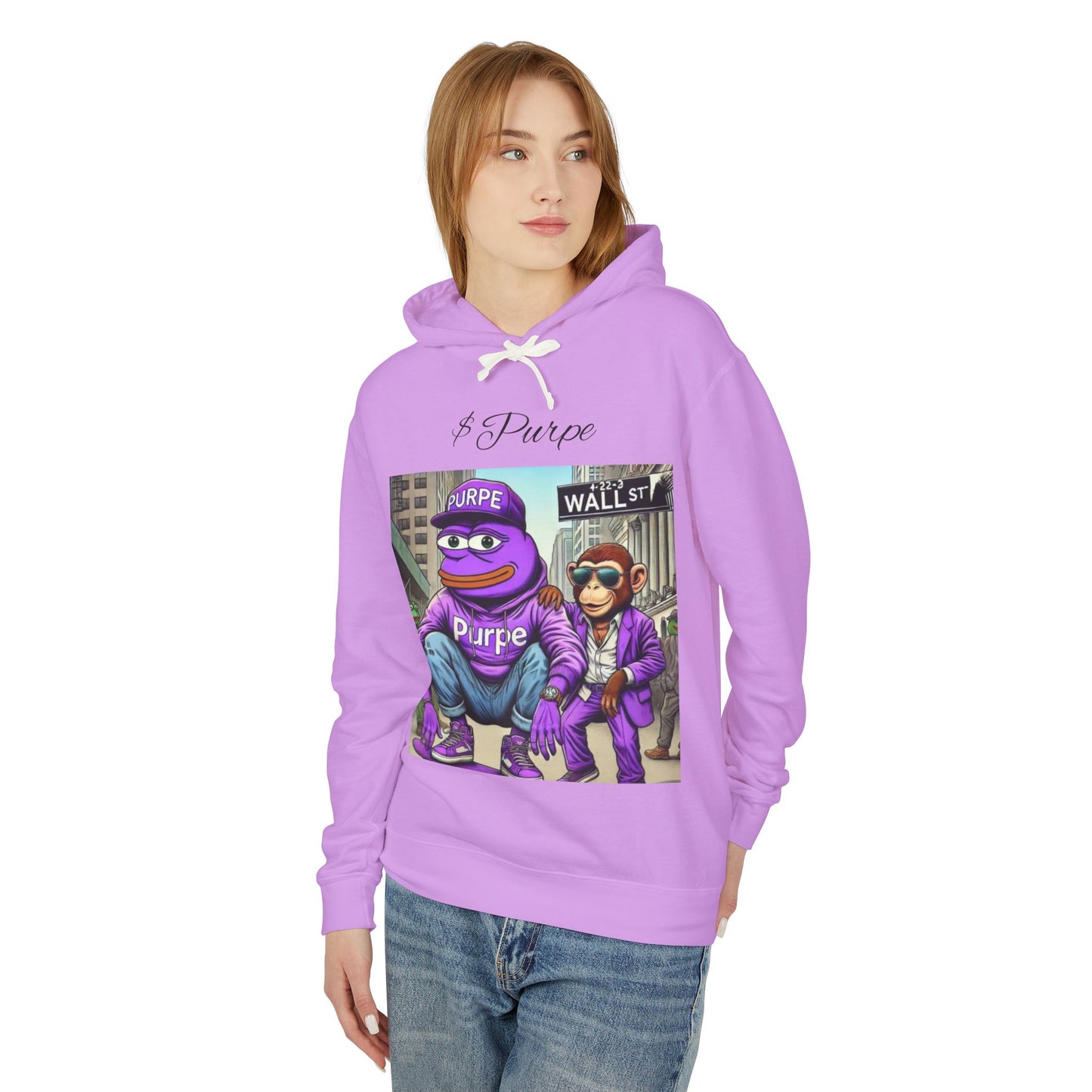 WSB Purpe Lightweight Hooded Sweatshirt