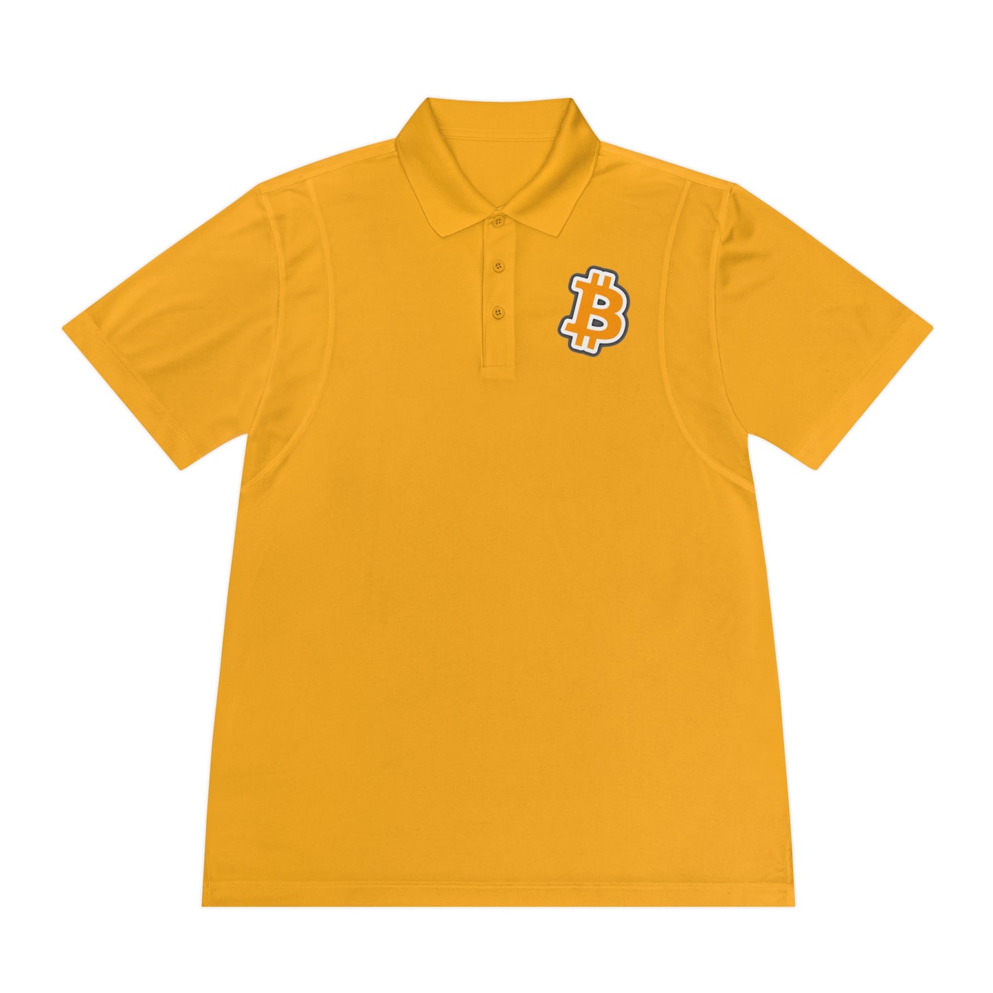 Men's Bitcoin B Sport Polo Shirt