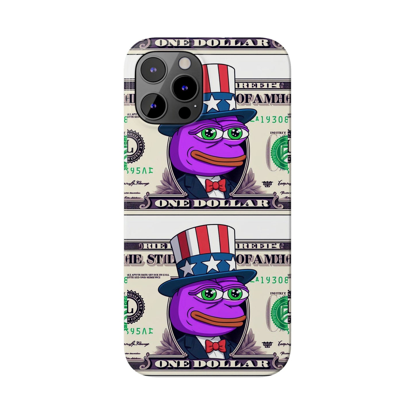 Purple Pepe Dolla Slim Phone Case