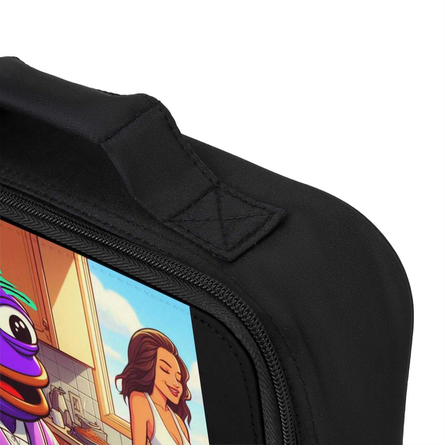 Purple Pepe Lunch Bag