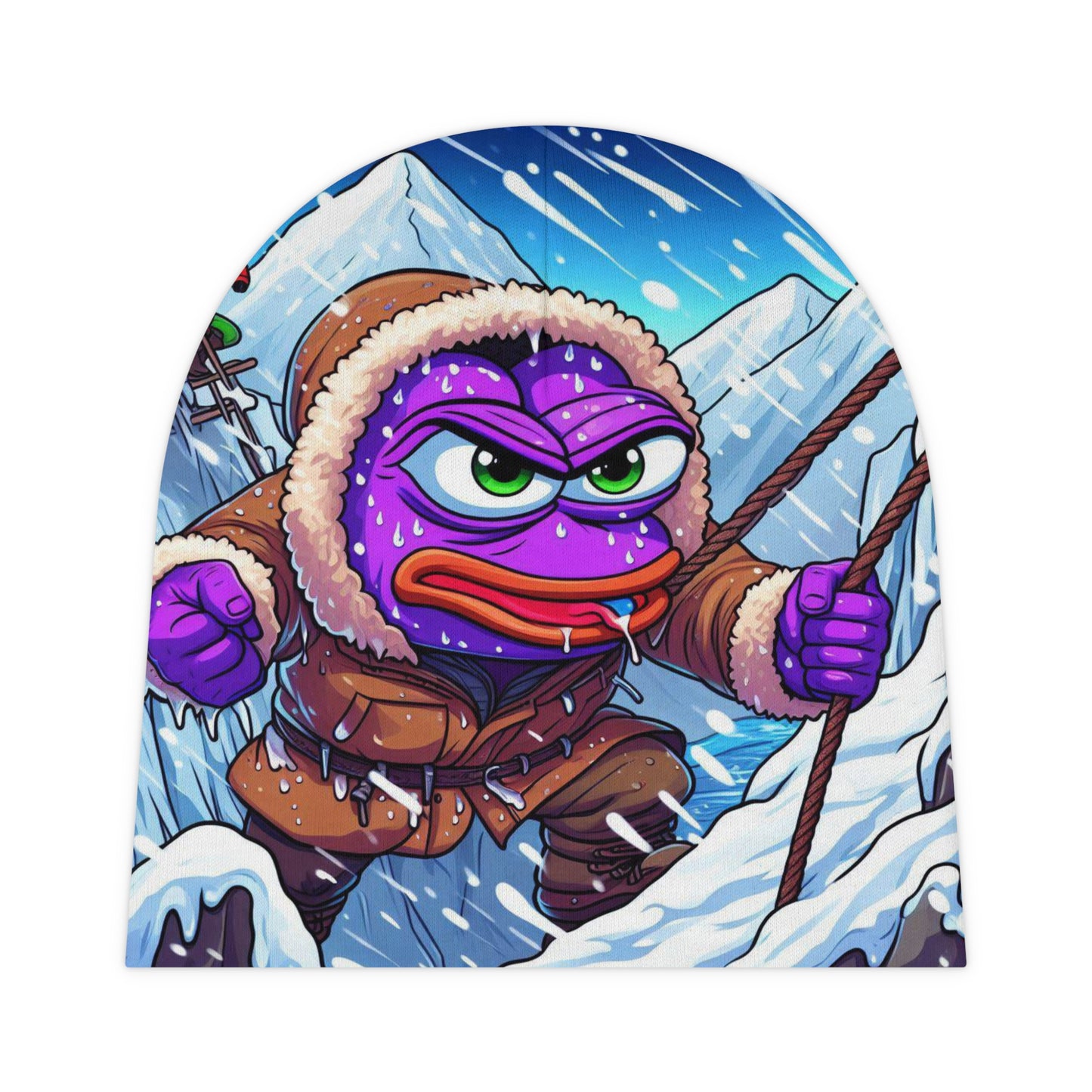 Purple Pepe Beanie (for babies)