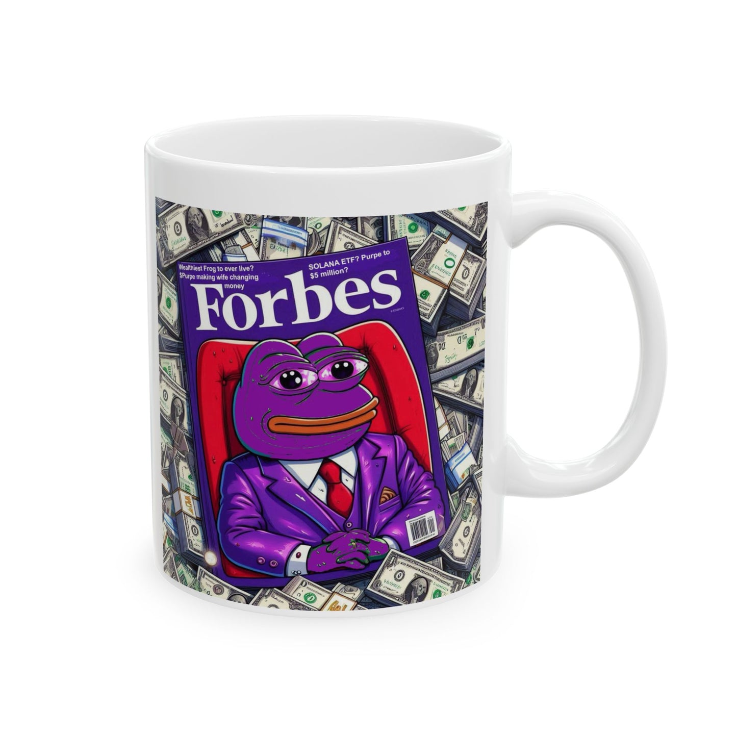 $Purpe WSB/Forbes Ceramic Mug, (11oz, 15oz)