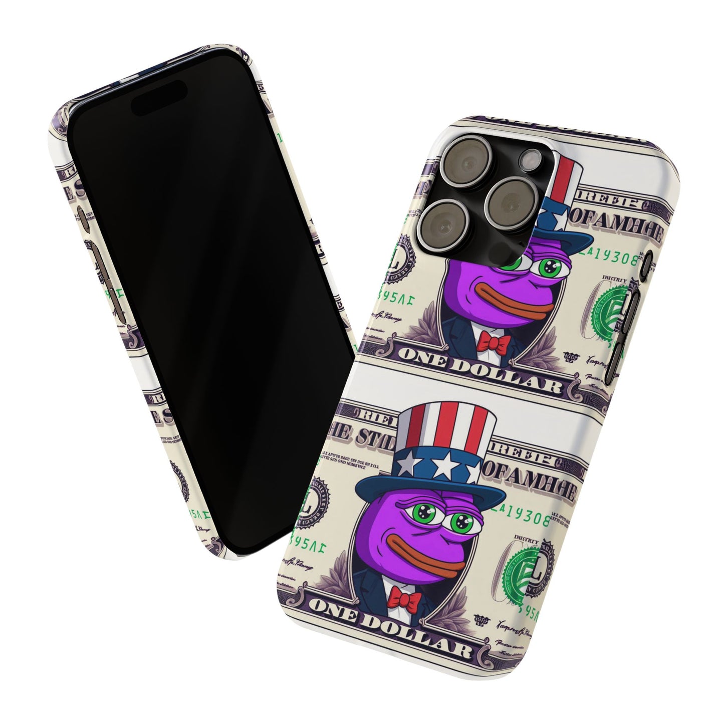 Purple Pepe Dolla Slim Phone Case