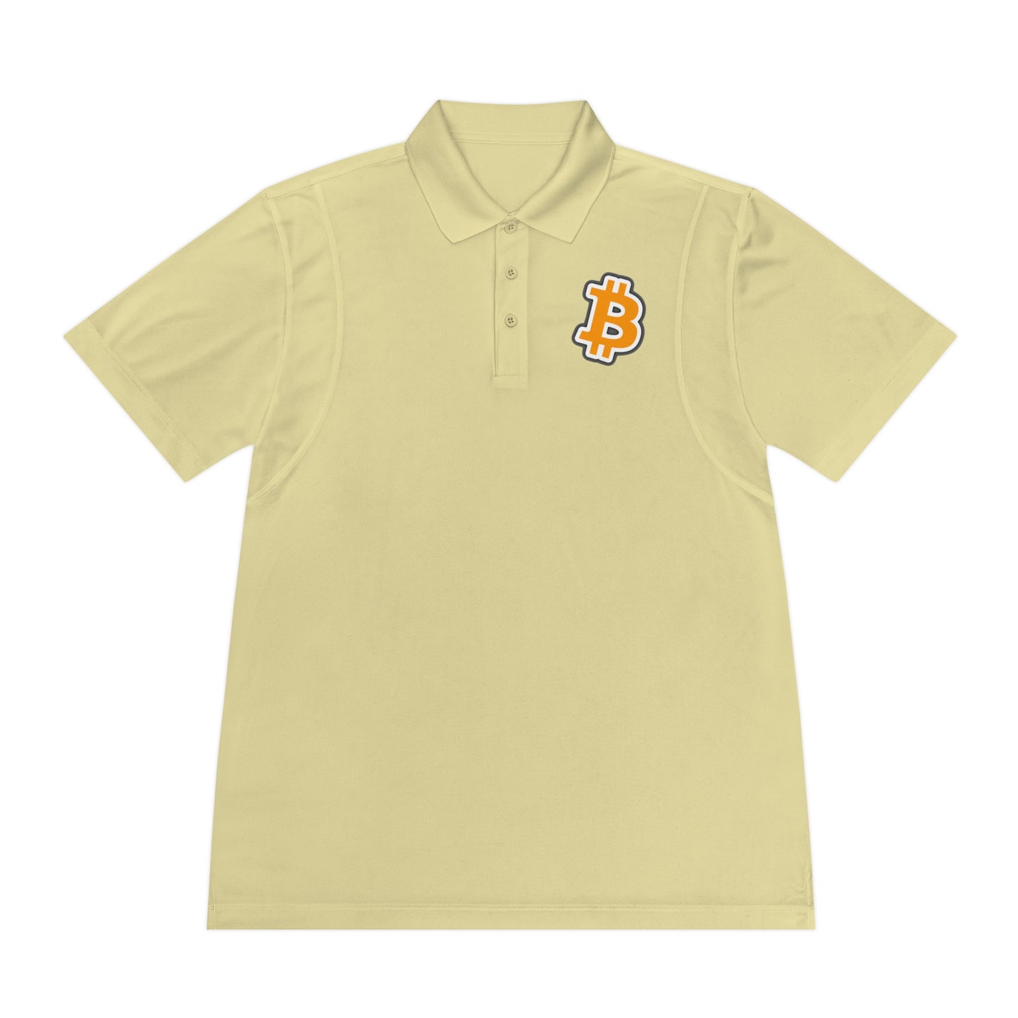 Men's Bitcoin B Sport Polo Shirt