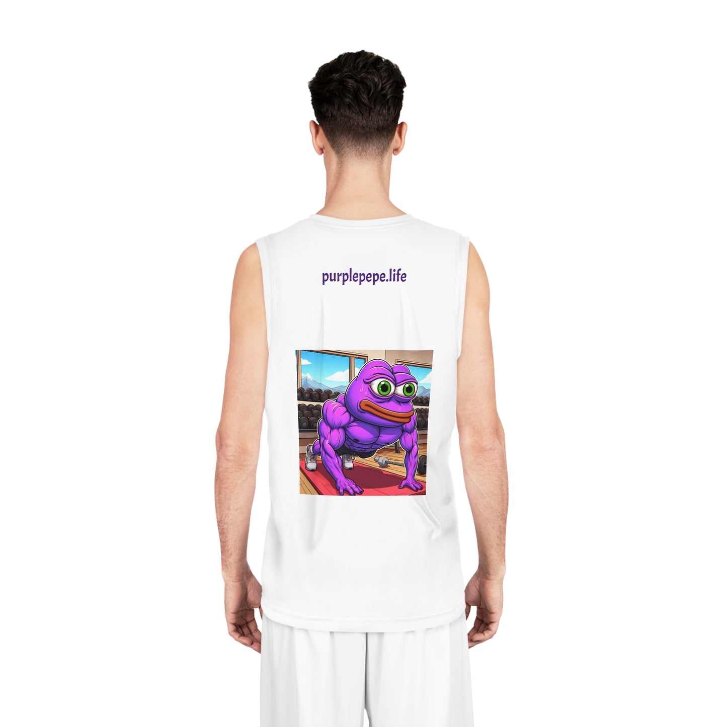 Purple Pepe Pump Basketball Jersey