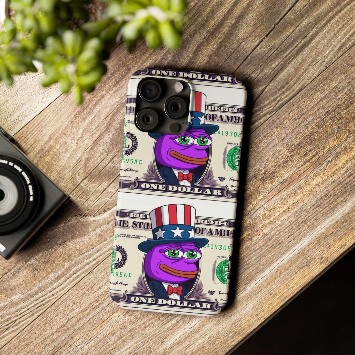 Purple Pepe Dolla Slim Phone Case