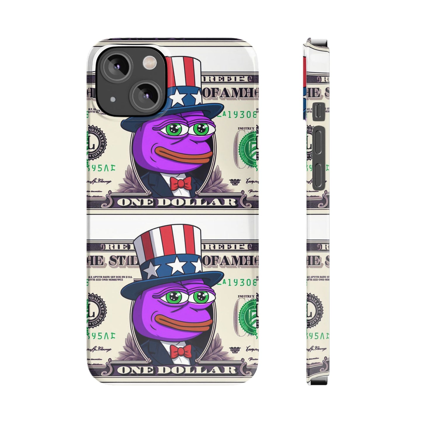 Purple Pepe Dolla Slim Phone Case